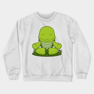 Turtle Yoga Meditation Crewneck Sweatshirt